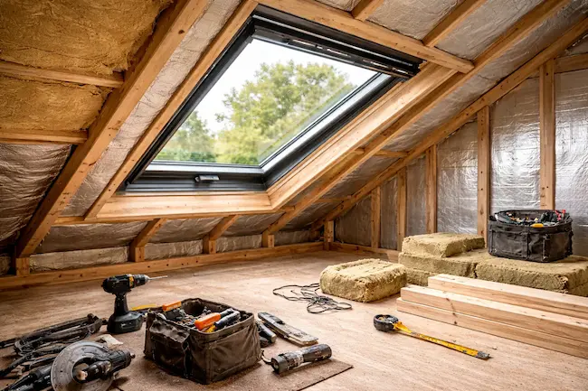 Création de chevêtre Création de chevêtre pour pose de Velux et modification charpente
