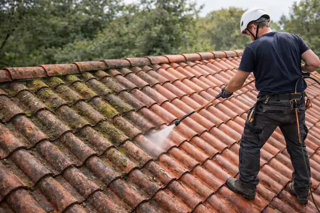 Entretien de toiture Démoussage et traitement hydrofuge de toiture dans le Loir-et-Cher et Loiret